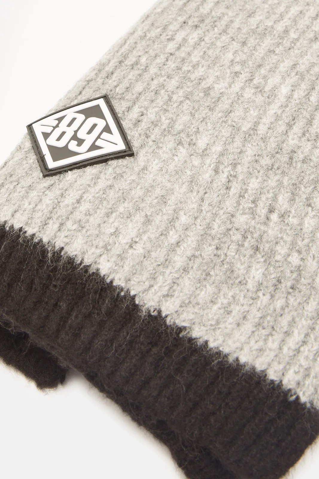 Men Grey Knitted Scarf sold by Redtag product image thumbnail 3