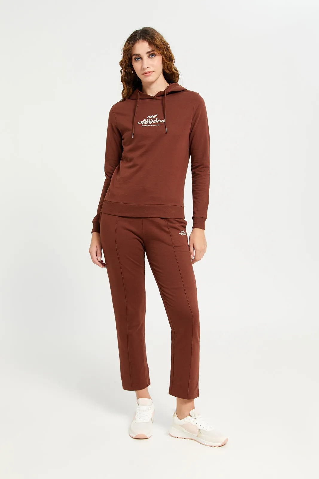 Women Brown Printed Jogger Pants sold by Redtag product image thumbnail 2