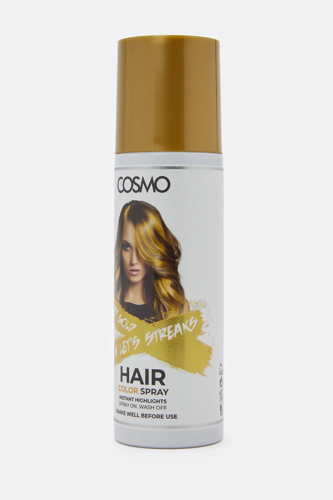 Glitzy Gold Hair Colour Spray (100ml) sold by Redtag product image thumbnail 2