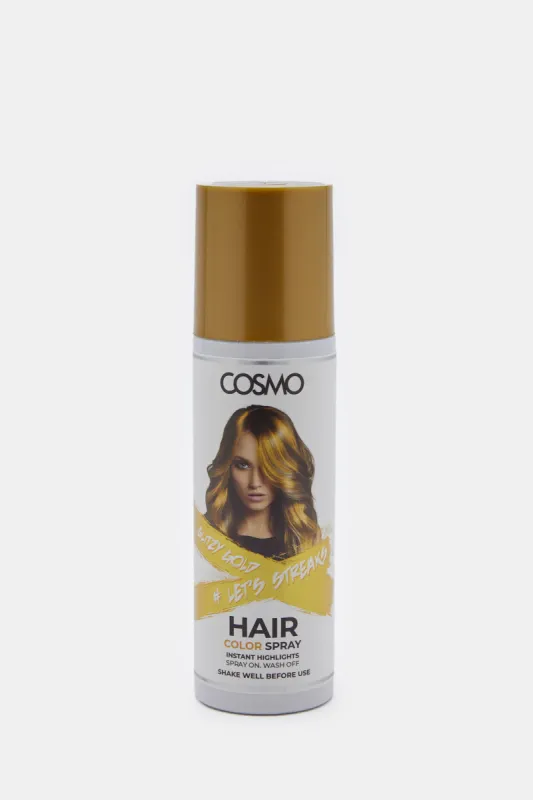 Glitzy Gold Hair Colour Spray (100ml) made by Redtag