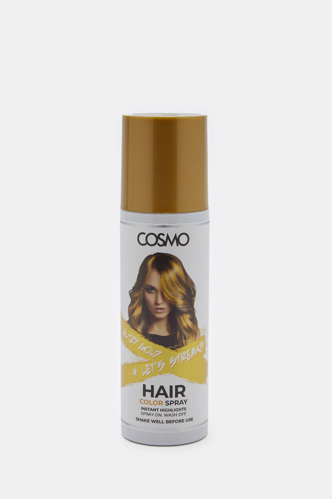 Glitzy Gold Hair Colour Spray (100ml) sold by Redtag