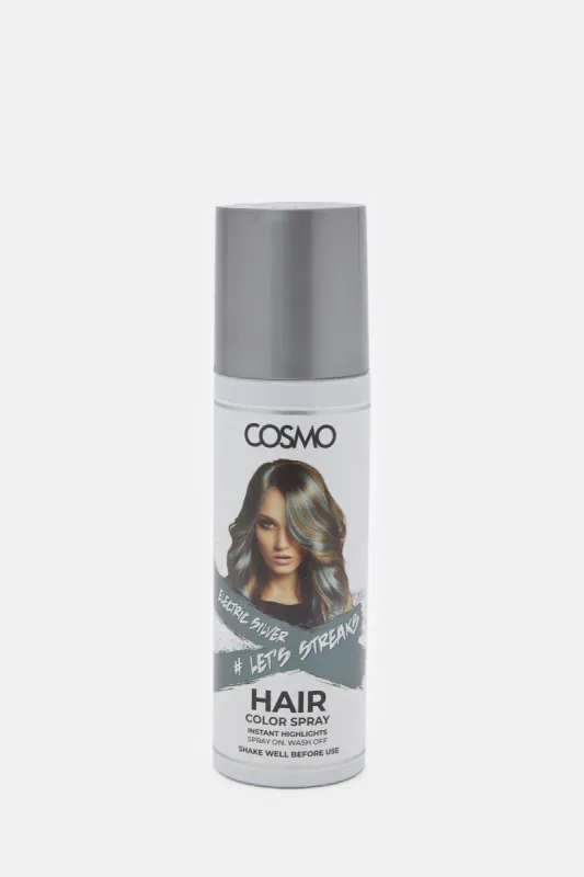 Women Silver Electric Hair Colour Spray (100ml) made by Redtag