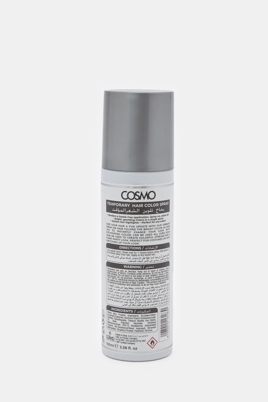 Women Silver Electric Hair Colour Spray (100ml) sold by Redtag product image thumbnail 3