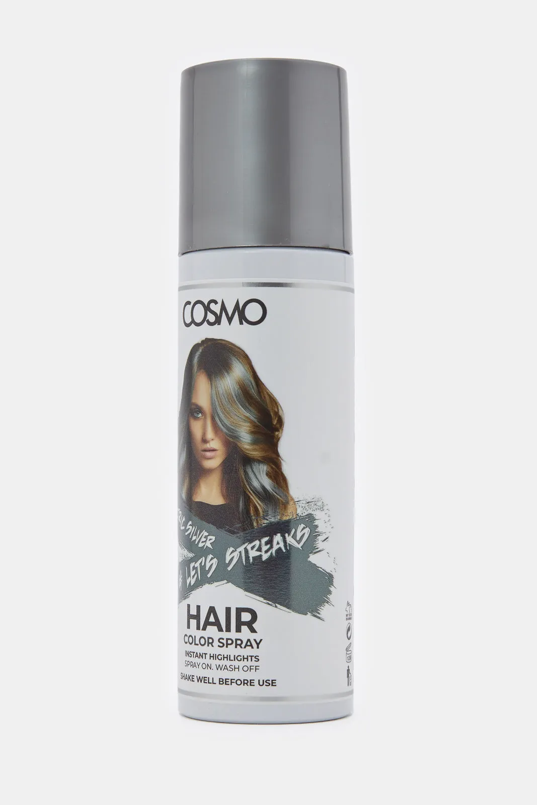 Women Silver Electric Hair Colour Spray (100ml) sold by Redtag product image thumbnail 2