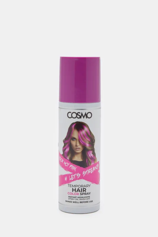 Cosmo Neon Hot Pink Temporary Hair Color Spray (100ml) sold by Redtag