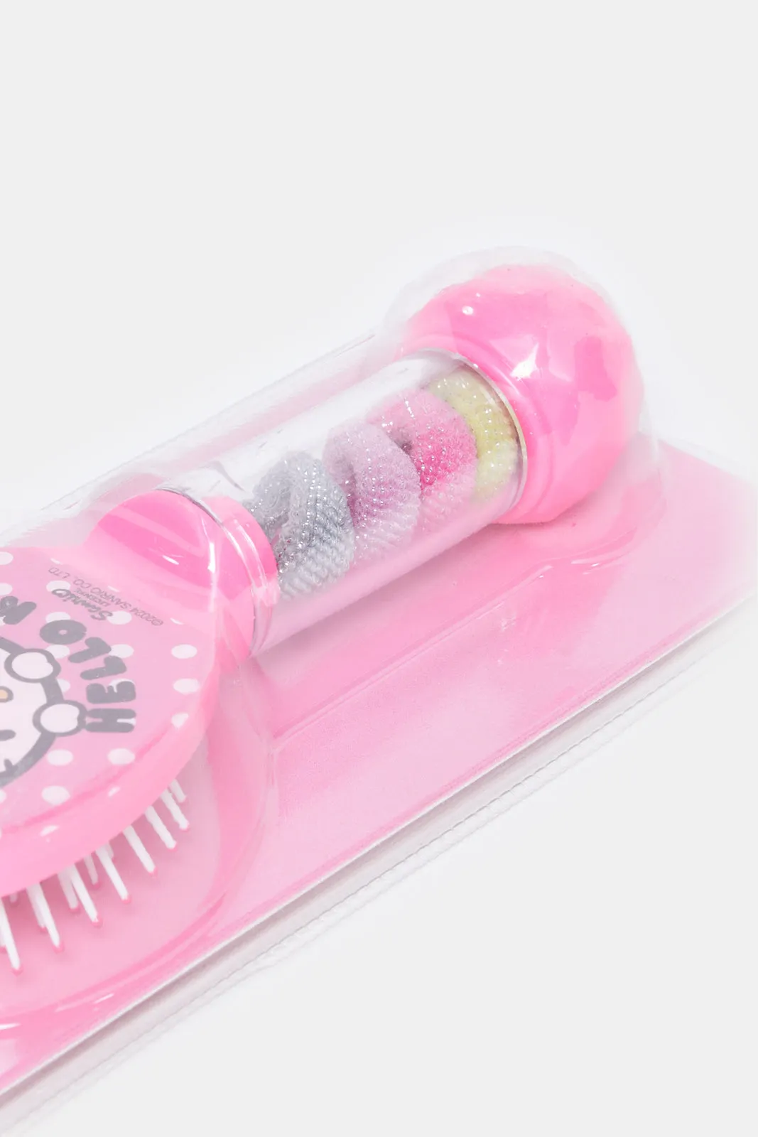 Pink Hello Kitty Hair Brush With Elastic sold by Redtag product image thumbnail 3