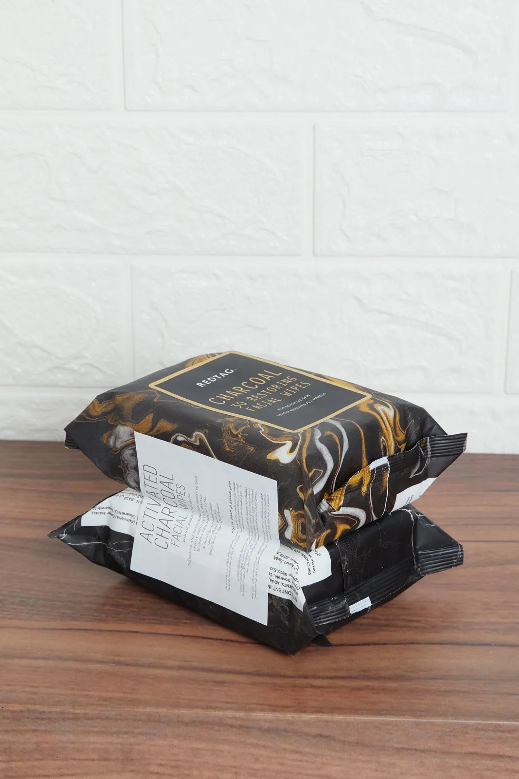 Black Charcoal Facial Wipes Set (Pack Of 2) sold by Redtag product image thumbnail 3