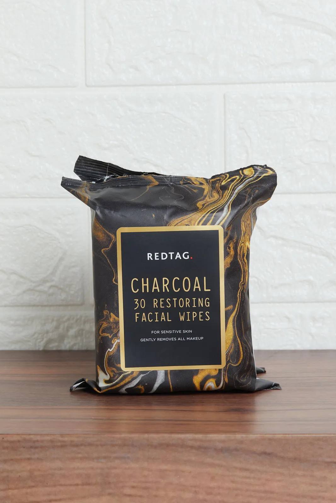 Black Charcoal Facial Wipes Set (Pack Of 2) sold by Redtag