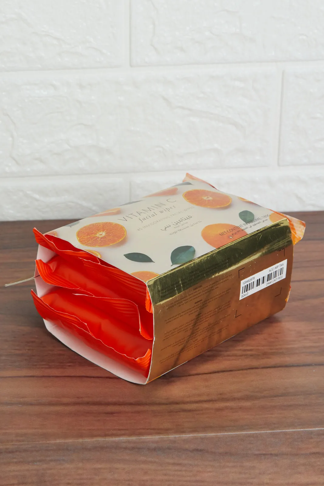 Orange Vitamin-C Facial Wipes Set (Pack Of 3) sold by Redtag product image thumbnail 3