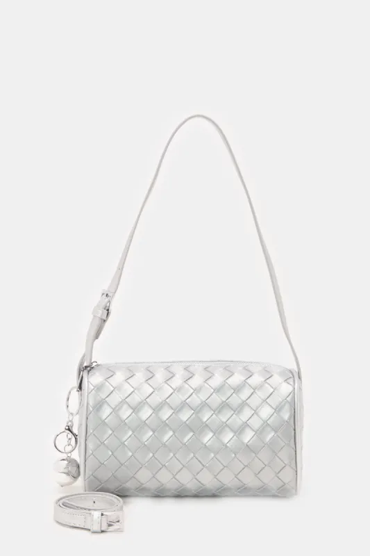 Women Silver Embellished Handbag sold by Redtag