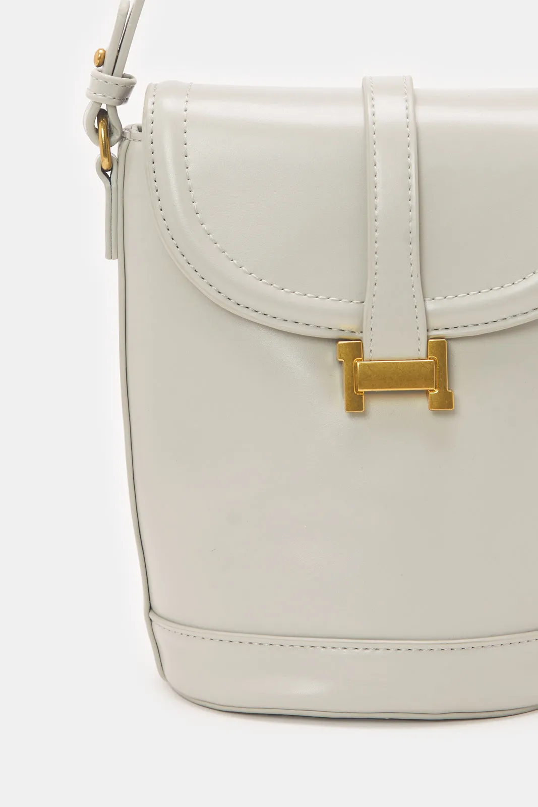 Grey Women Detachable Handle Handbag sold by Redtag product image thumbnail 3