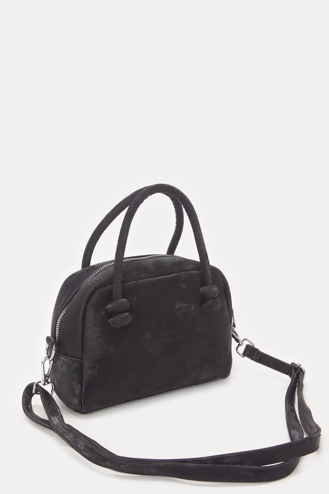 Women Black Solid Handbag sold by Redtag product image thumbnail 2