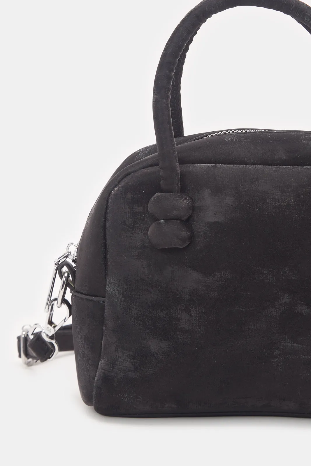 Women Black Solid Handbag sold by Redtag product image thumbnail 3