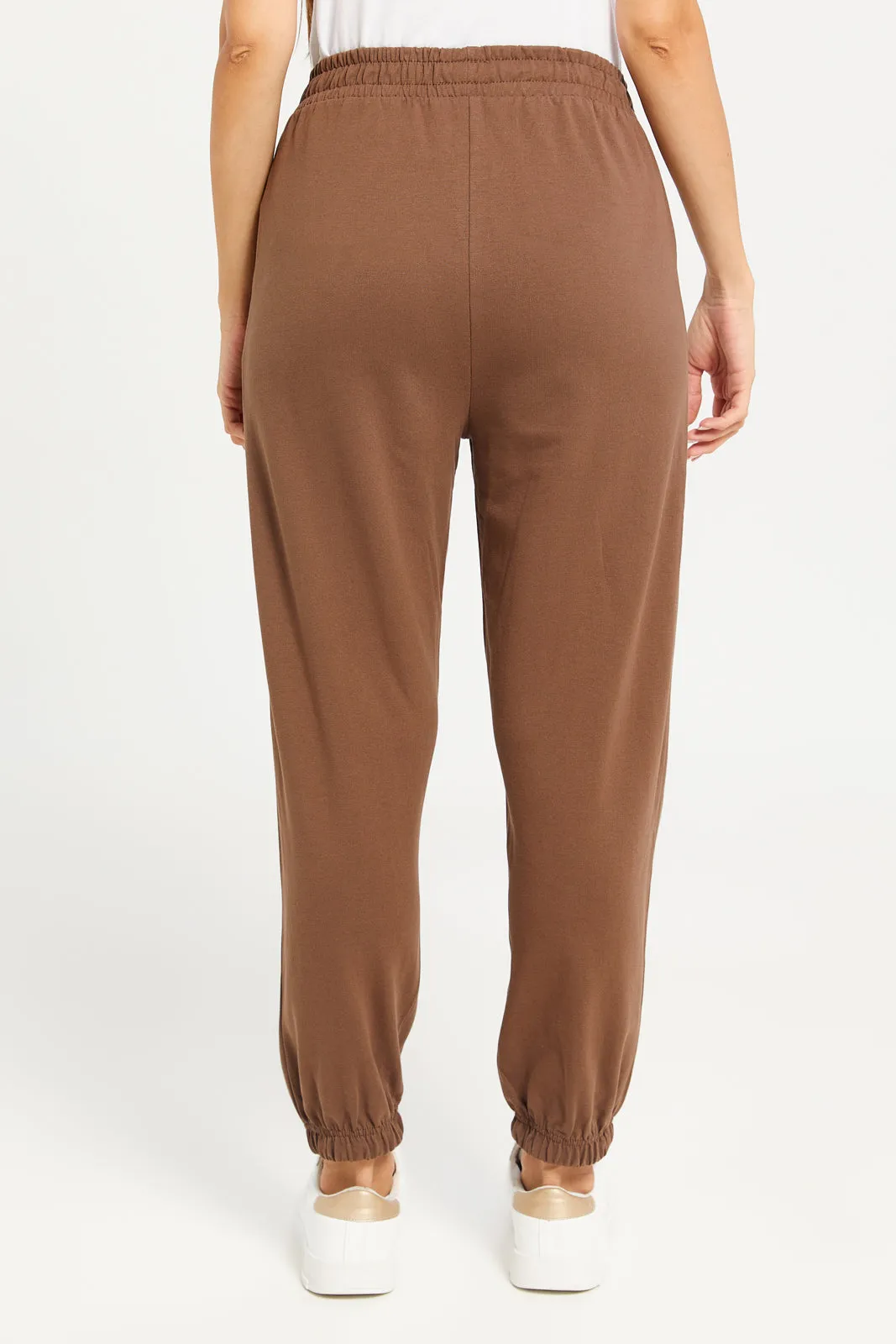 Women Brown Active Pants sold by Redtag product image thumbnail 3