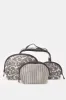 Women Brown Animal print Cosmetic Pouch (4 Piece) sold by Redtag