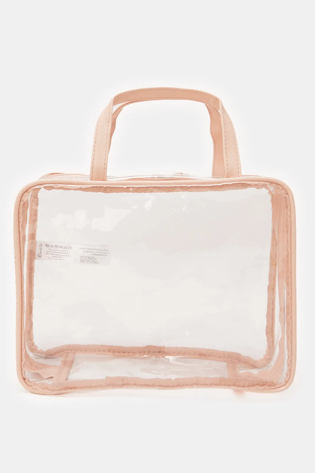 Women Pink Floral Print Cosmetic Pouch Set (4 Piece) sold by Redtag product image thumbnail 2