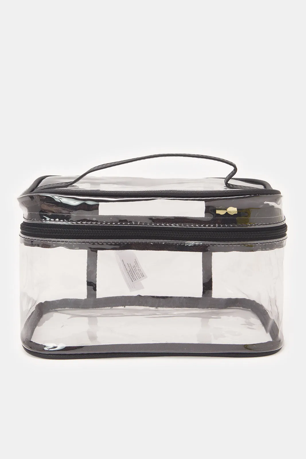 Women Pink And Black Animal print Cosmetic Pouch Set (Pack of 4) sold by Redtag product image thumbnail 2