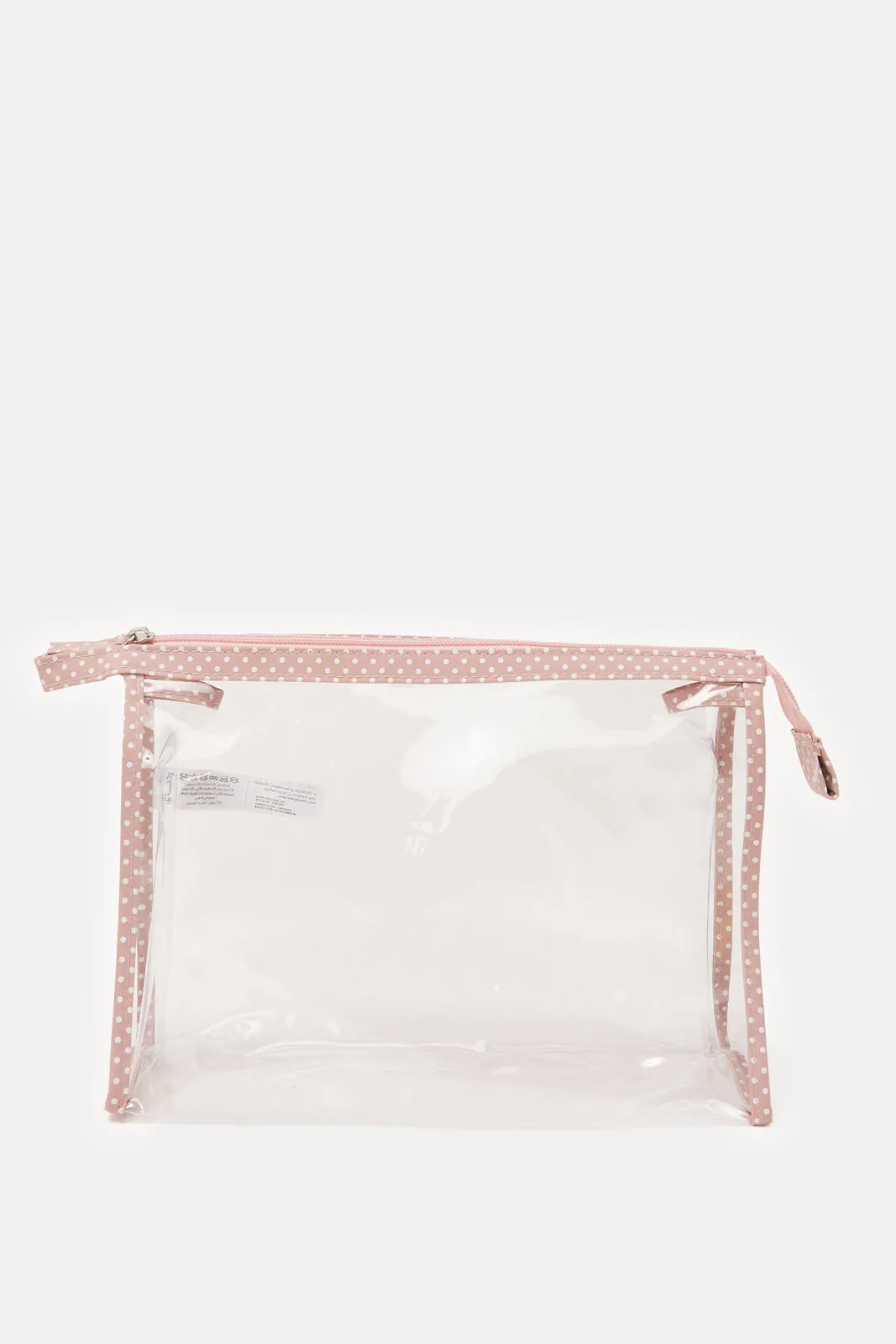 Women Pink Floral Cosmetic Pouch Set (Pack of 3) sold by Redtag product image thumbnail 2