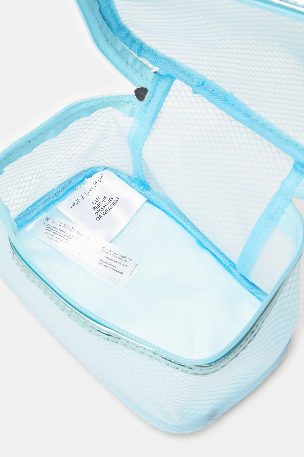 Women Blue Pouch With a Handle sold by Redtag product image thumbnail 4