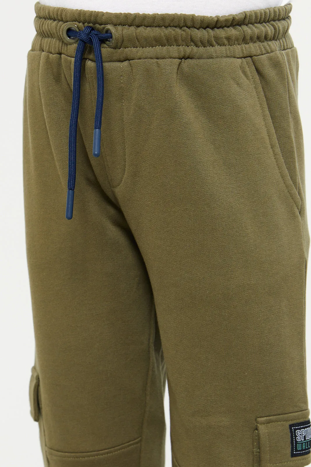 Boys Green Spiderman Print Track Pants sold by Redtag product image thumbnail 4