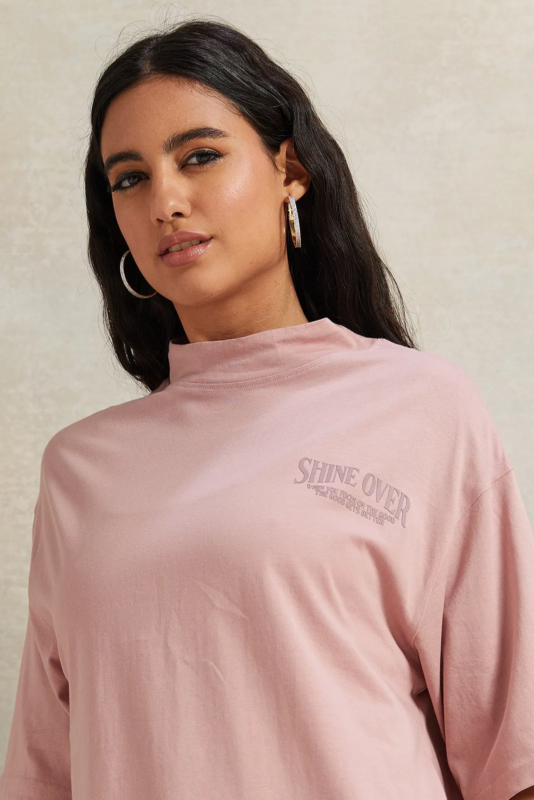 Women Pink Printed T-shirt sold by Redtag product image thumbnail 4