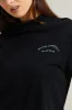 Women Black High-Neck Boxy T-Shirt sold by Redtag