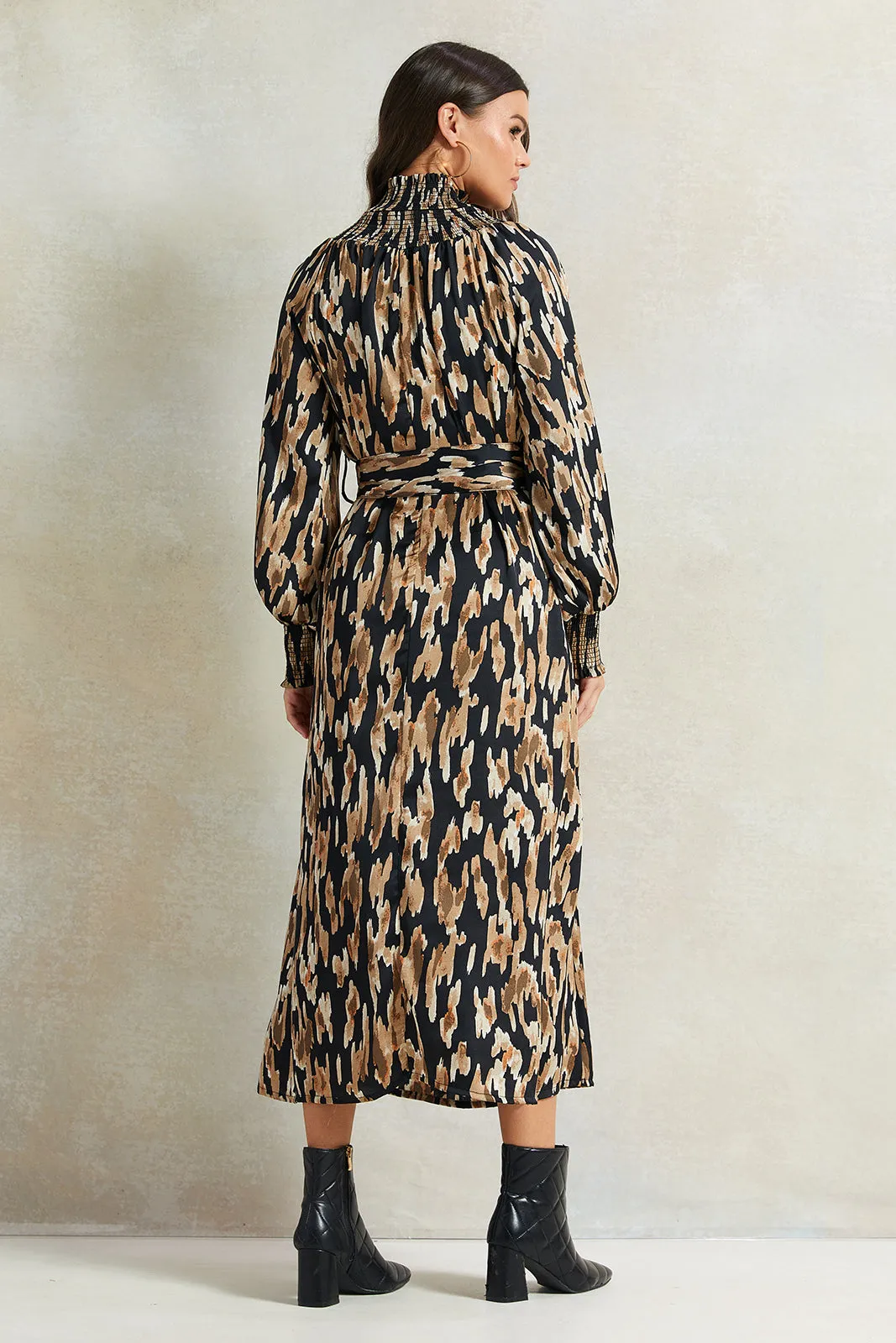 Women Black Printed Dress sold by Redtag product image thumbnail 3