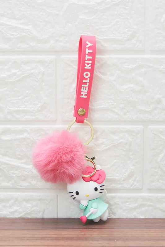 Pink Hello Kitty 3D Key Ring sold by Redtag