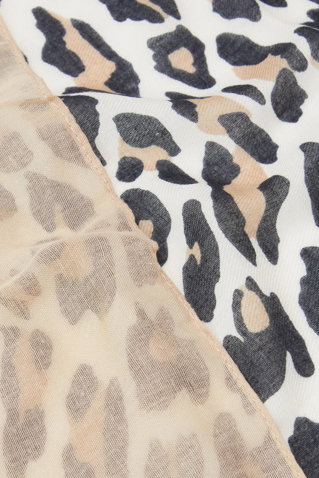 Women White And Beige Printed Scarf Set (Pack of 2) sold by Redtag product image thumbnail 2