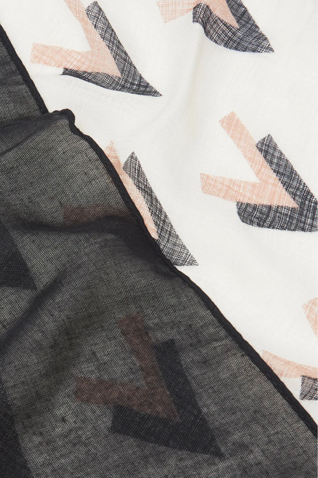 Women White And Black Printed Scarf Set (Pack of 2) sold by Redtag product image thumbnail 2