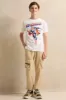 Senior Boys Beige Cargo With Zip Active Pants sold by Redtag