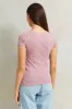 Women Pink Foil Print T-Shirt sold by Redtag