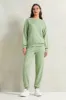 Women Green Embellished Sweatshirt sold by Redtag