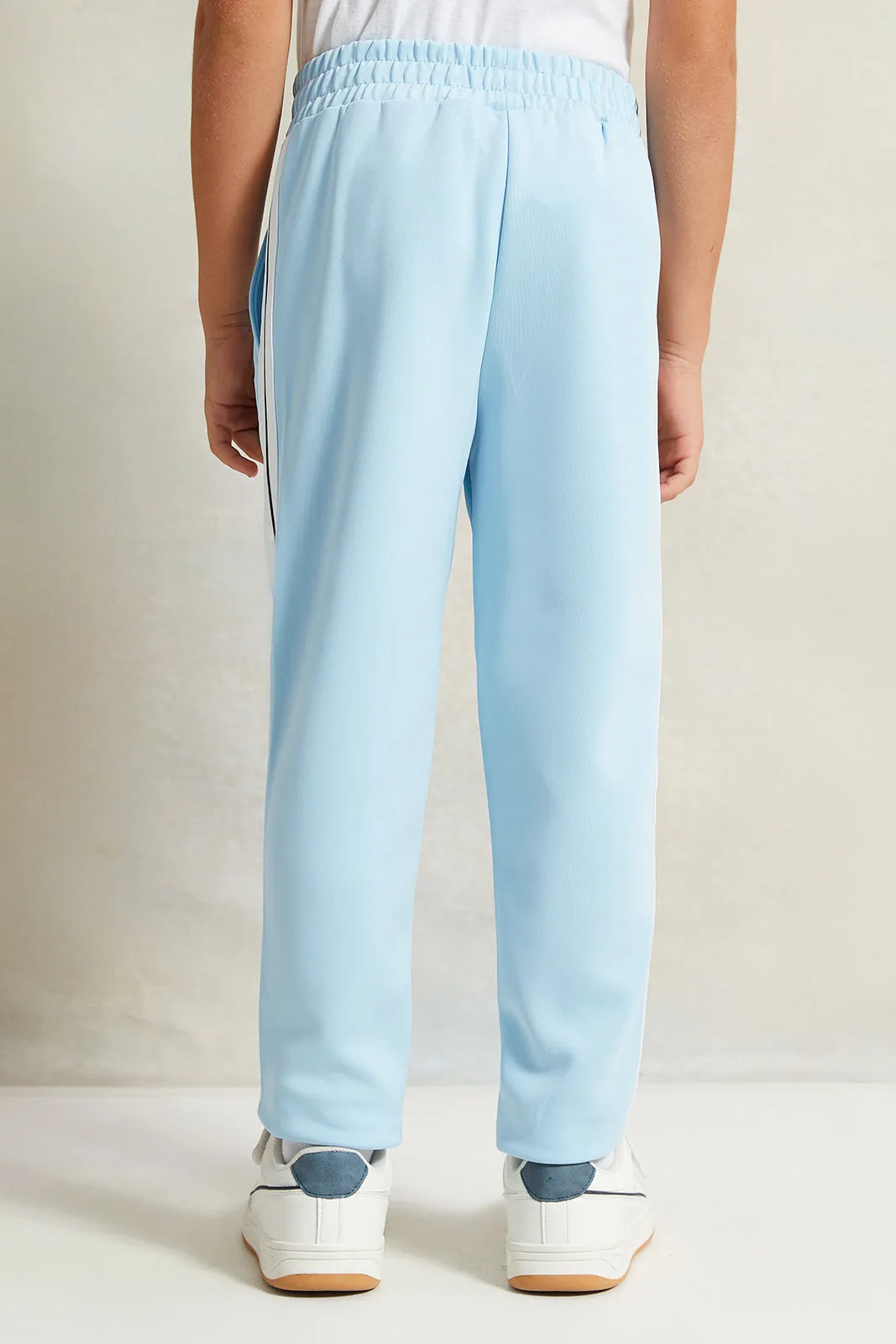 Boys Blue Embellished Track Pants sold by Redtag product image thumbnail 3