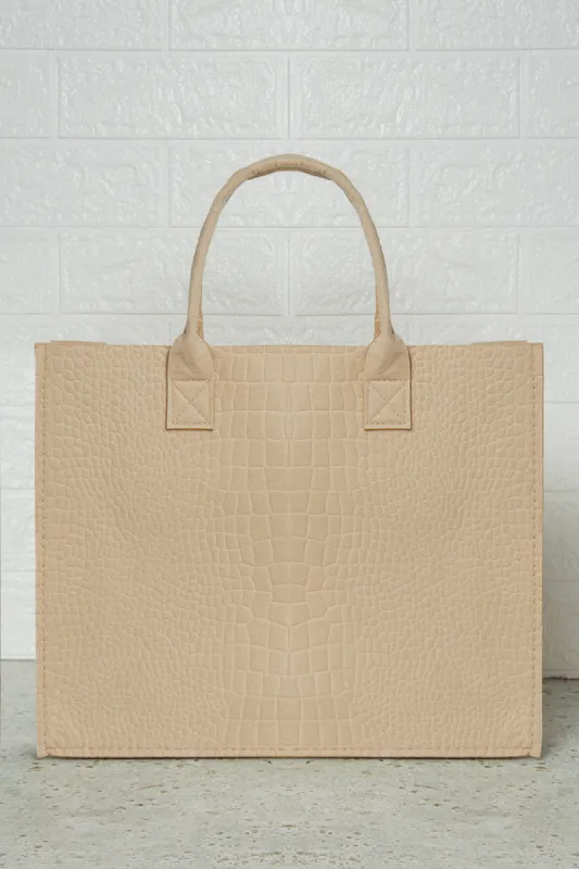 Beige Jute Shopping Bag sold by Redtag