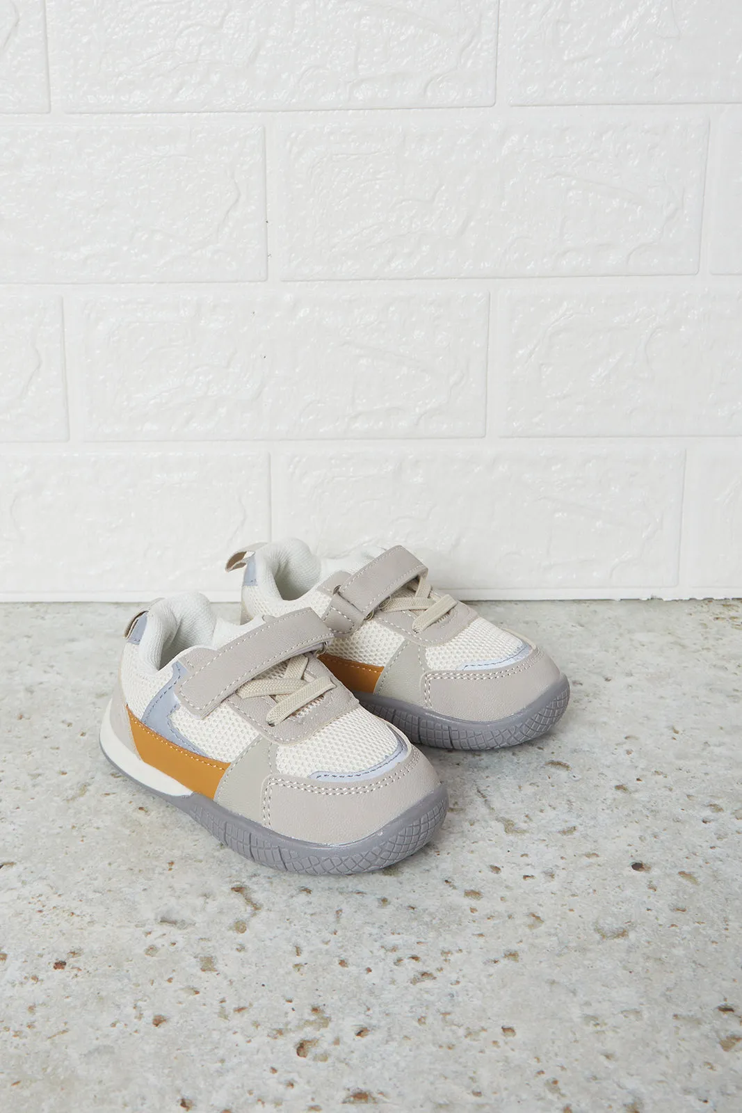 Infant Boys Grey Color Block Sneakers sold by Redtag product image thumbnail 2