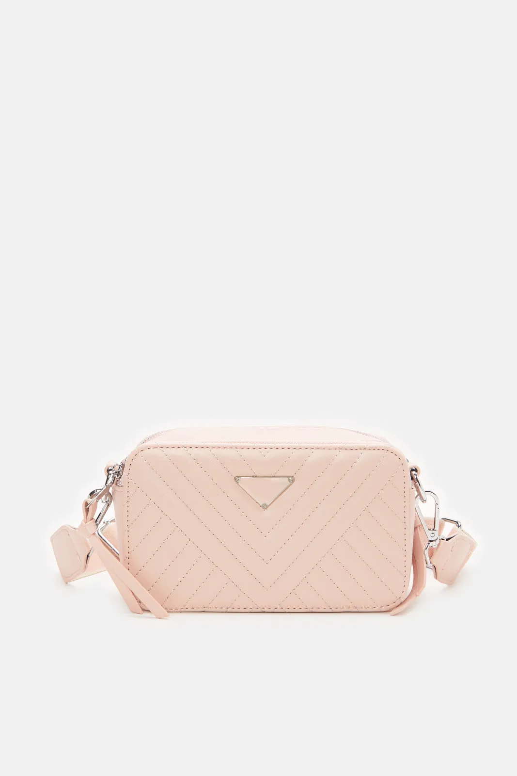 Women Pink Textured Cross Body Bag sold by Redtag