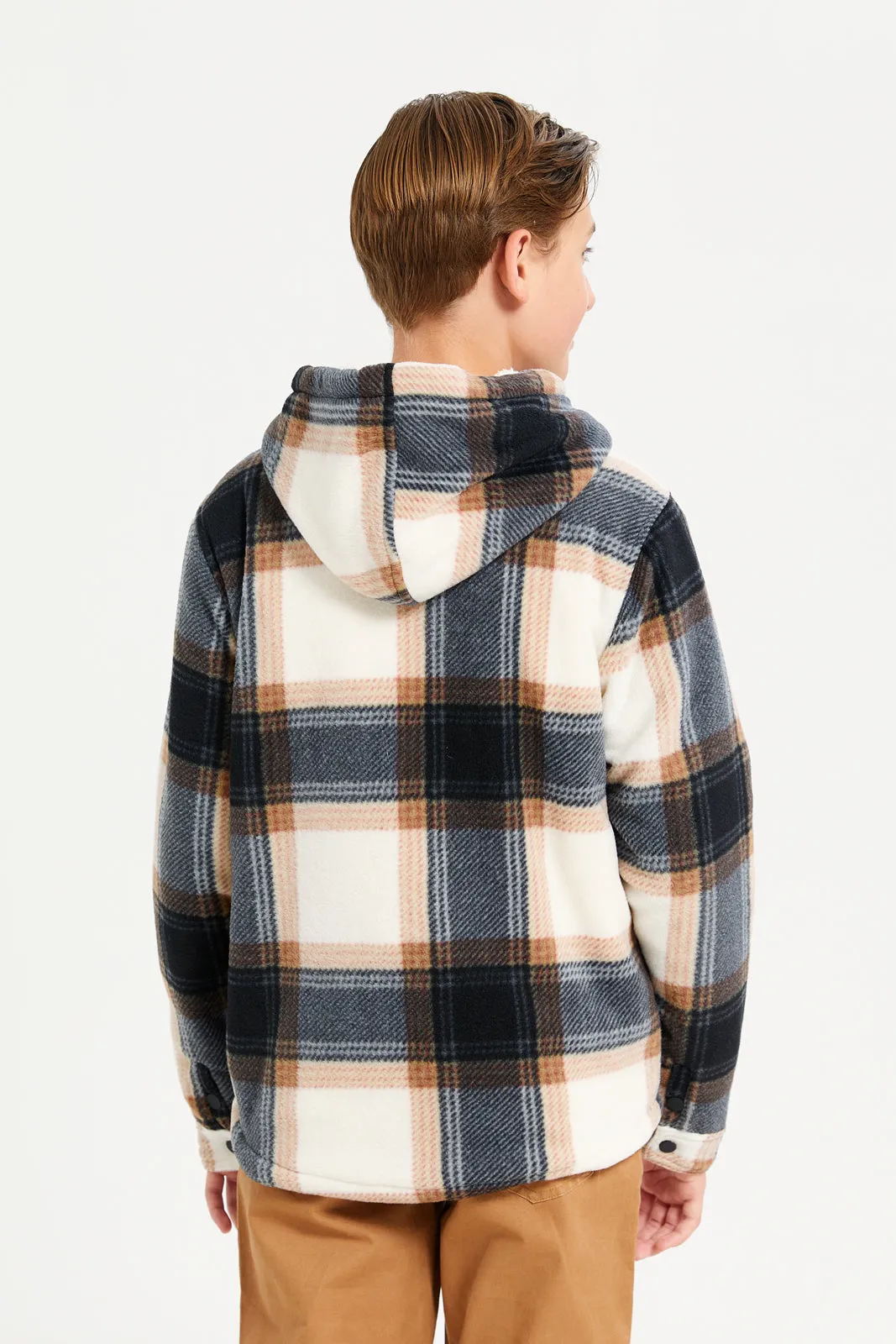 Senior Boys Assorted Hooded Shaket sold by Redtag product image thumbnail 3