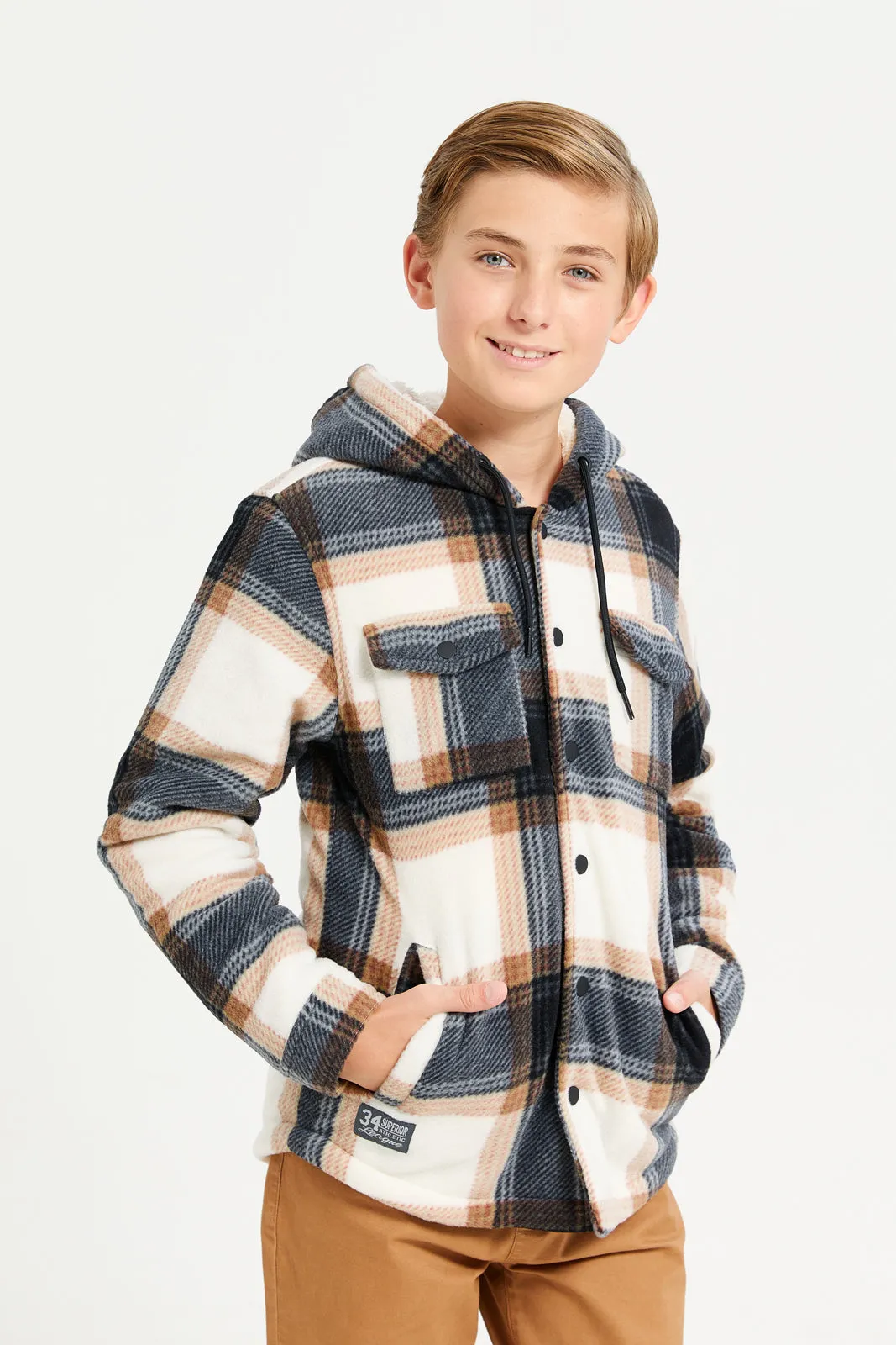 Senior Boys Assorted Hooded Shaket sold by Redtag