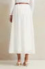 Women White Belted Long Skirt sold by Redtag