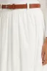 Women White Belted Long Skirt sold by Redtag