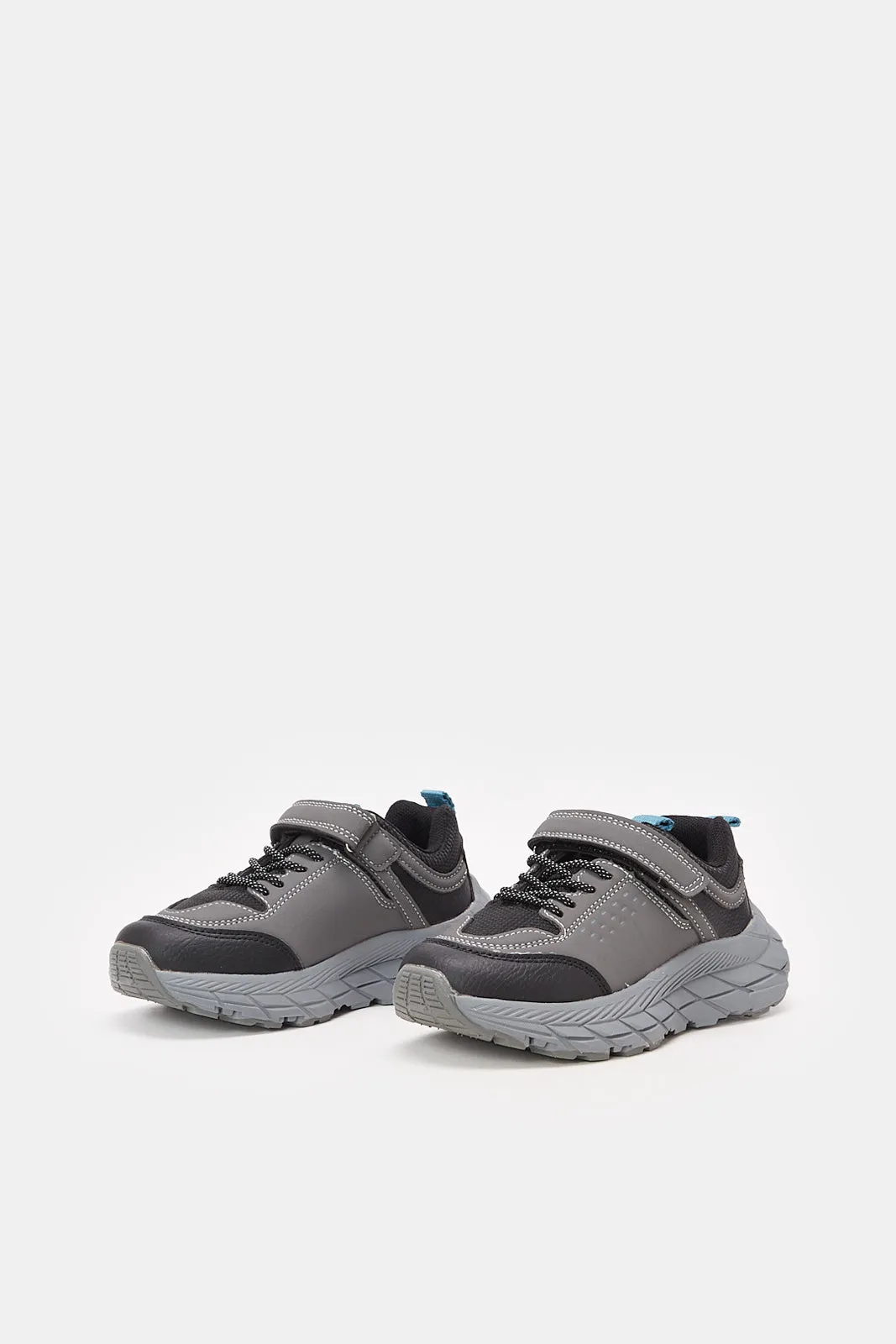 Boys Grey And Black Trekker sold by Redtag product image thumbnail 3