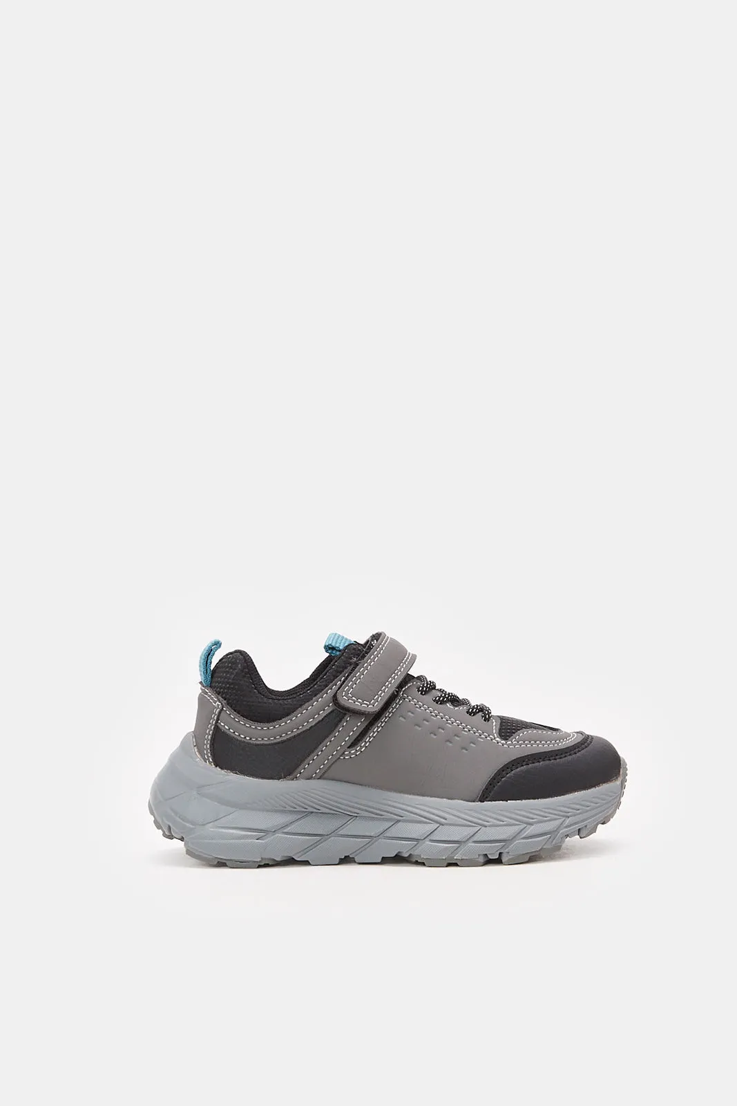 Boys Grey And Black Trekker sold by Redtag