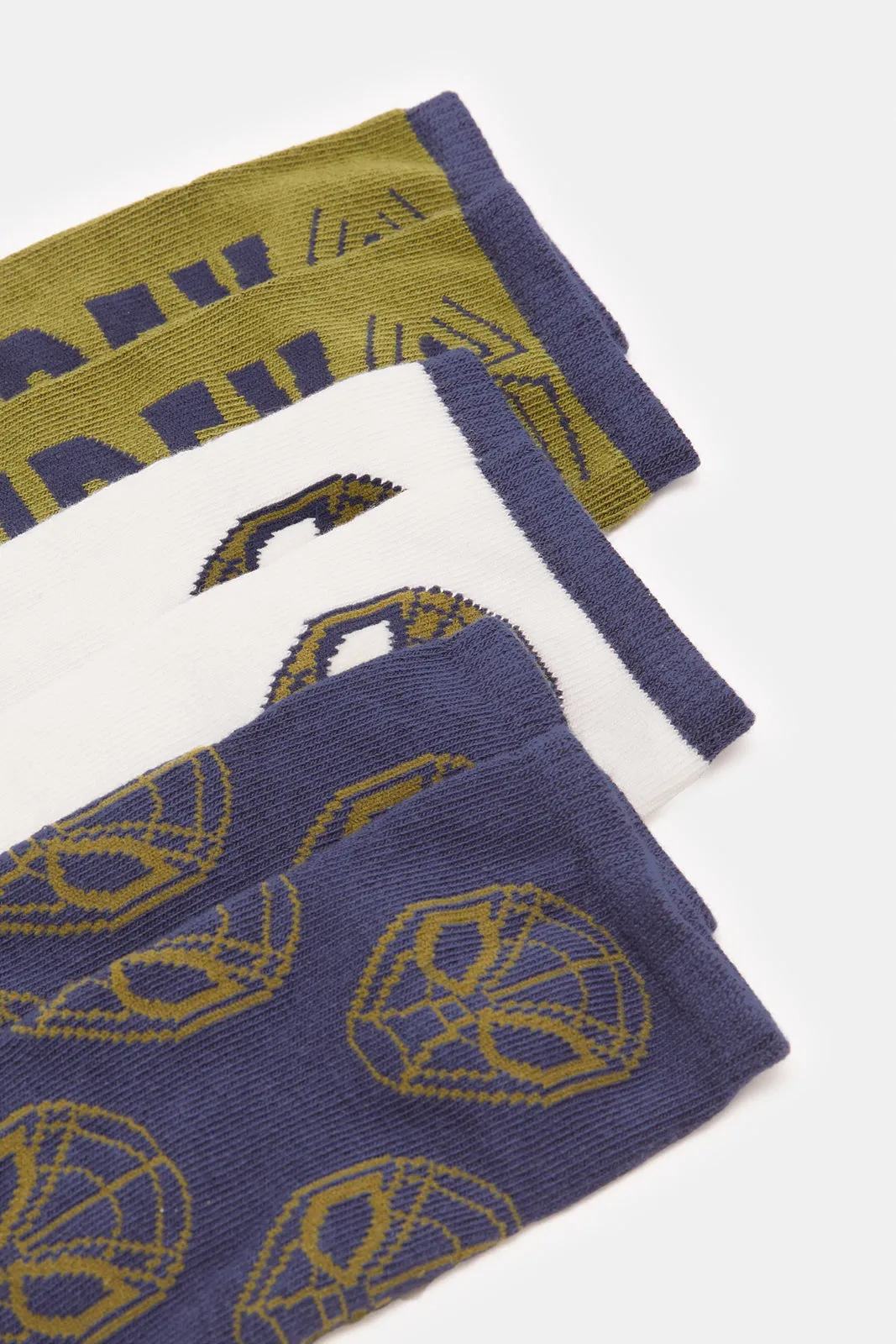 Boys Assorted Socks Set (Pack Of 3) sold by Redtag product image thumbnail 3