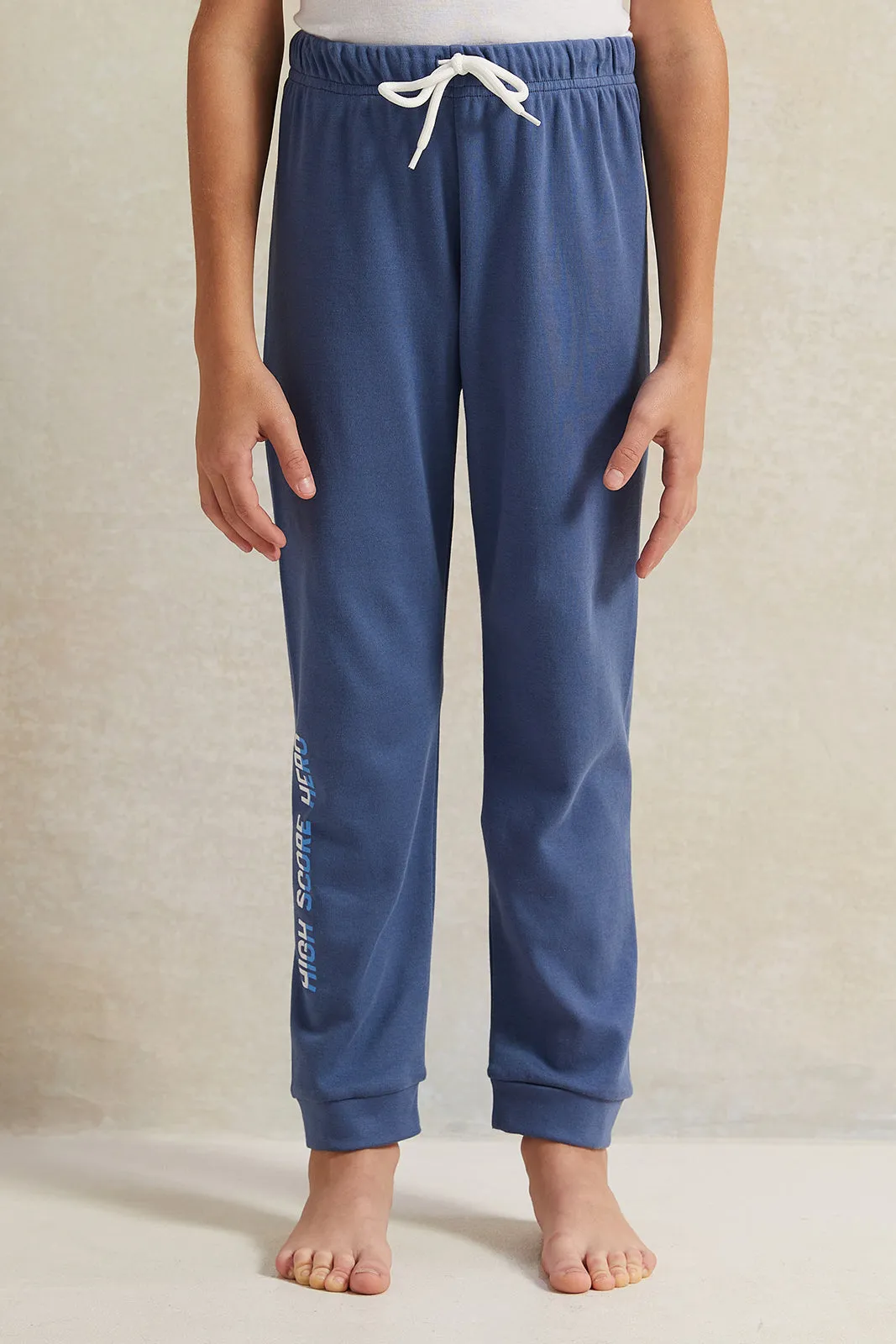 Boys Blue Printed Pyjama Set (2 Piece) sold by Redtag product image thumbnail 3