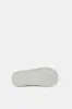 Women Ivory Chenille Fur Trim Slipper sold by Redtag