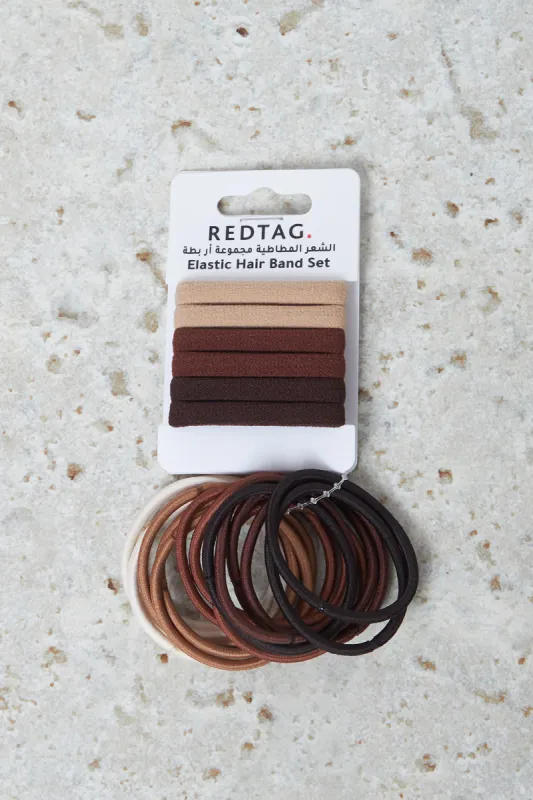 Women Assorted Hair Band And Elastic Hair Band Set (21 Piece) sold by Redtag