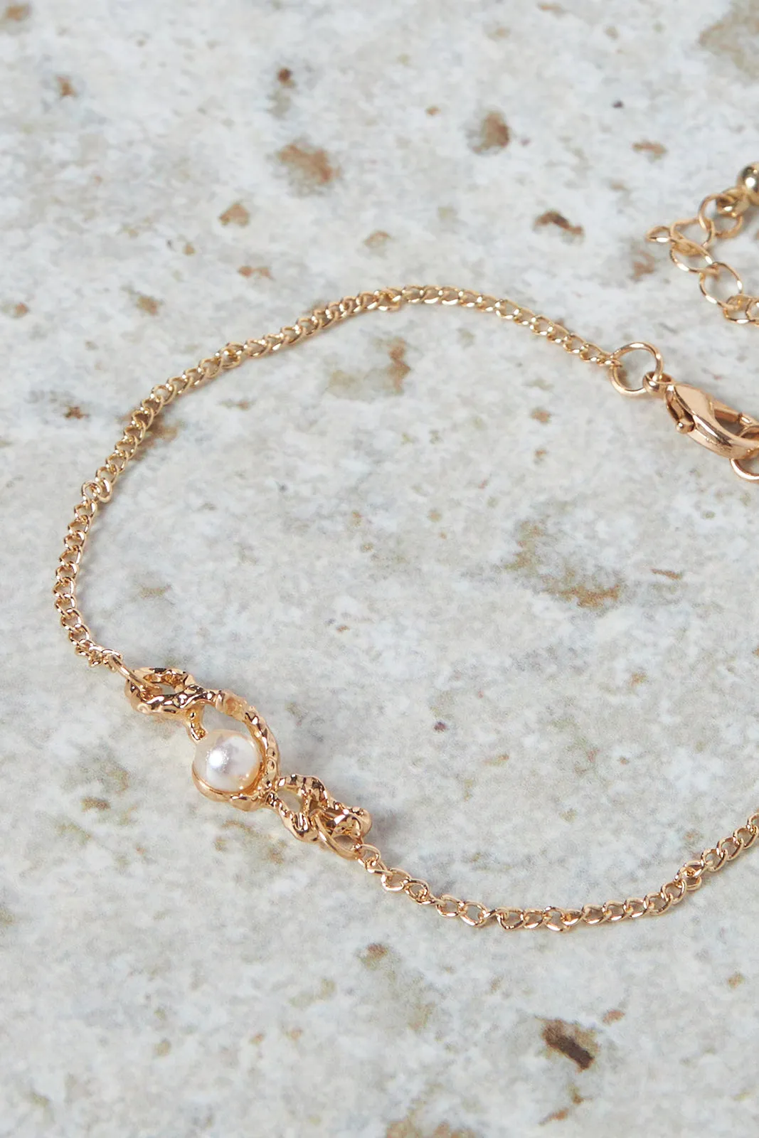 Women Gold Necklace And Bracelet Set (2 Piece) sold by Redtag product image thumbnail 4