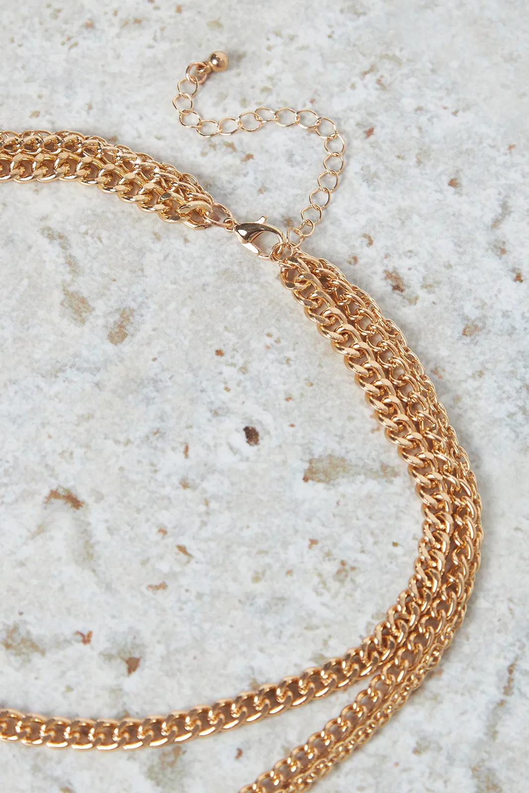 Women Gold Embellished Necklace sold by Redtag product image thumbnail 3