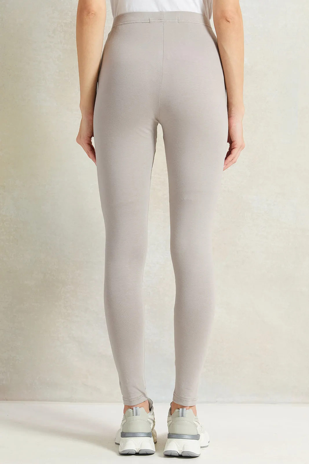 Women Grey Leggings Set (Pack Of 2) sold by Redtag product image thumbnail 4